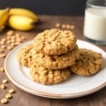 Banana peanut butter oatmeal 3-ingredient cookies