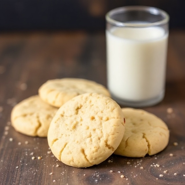 Gluten Free 3-ingredient Shortbread Cookies