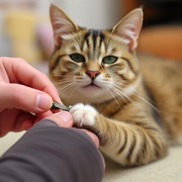 Cat Nail Trimming At Home Easy Way