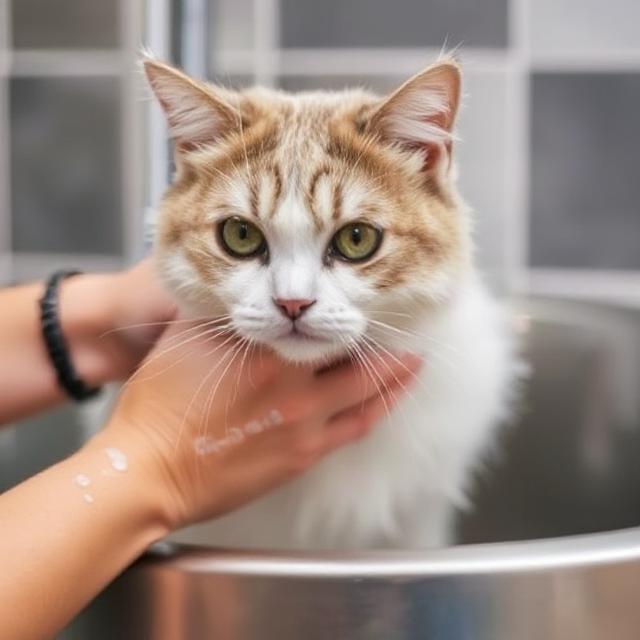 How To Bathe a Cat Without Getting Scratched