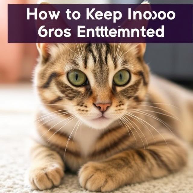 How To Keep Indoor Cats Entertained